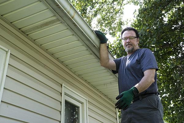 Gutter Cleaning of Highland office